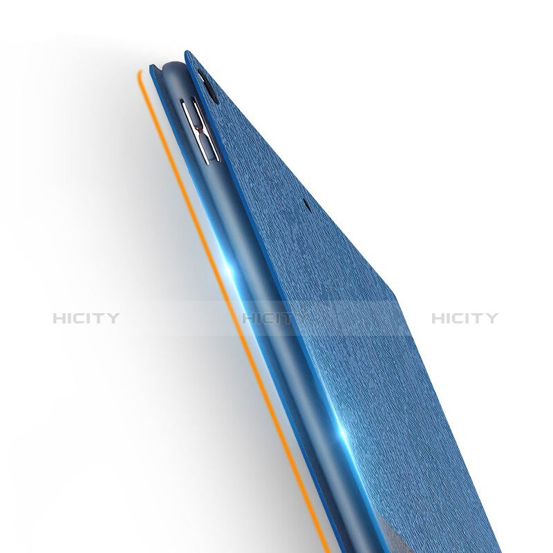 Handytasche Stand Schutzhülle Stoff für Apple iPad New Air (2019) 10.5 Blau groß
