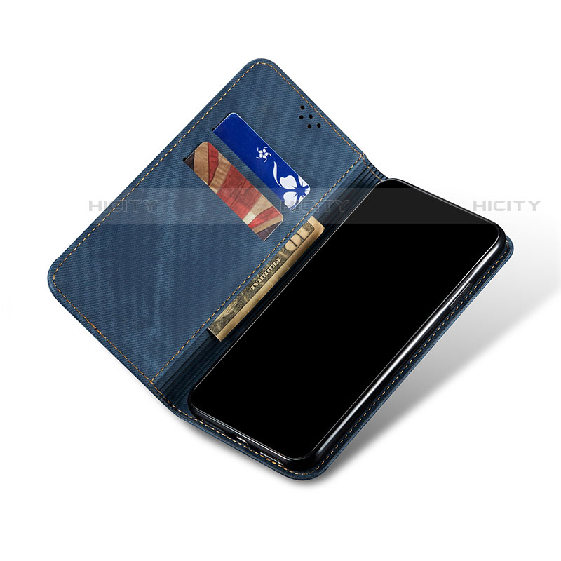 Handytasche Stand Schutzhülle Stoff für Samsung Galaxy S22 Ultra 5G