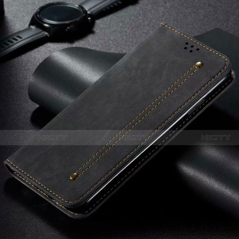 Handytasche Stand Schutzhülle Stoff für Xiaomi Mi Note 10 Lite