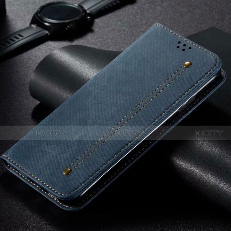 Handytasche Stand Schutzhülle Stoff für Xiaomi Mi Note 10 Lite