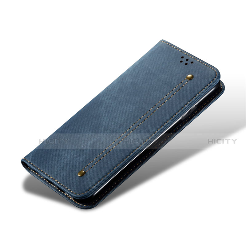 Handytasche Stand Schutzhülle Stoff für Xiaomi Poco M3 groß