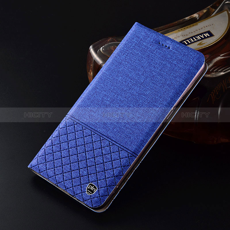 Handytasche Stand Schutzhülle Stoff H14P für Samsung Galaxy Note 10 5G groß