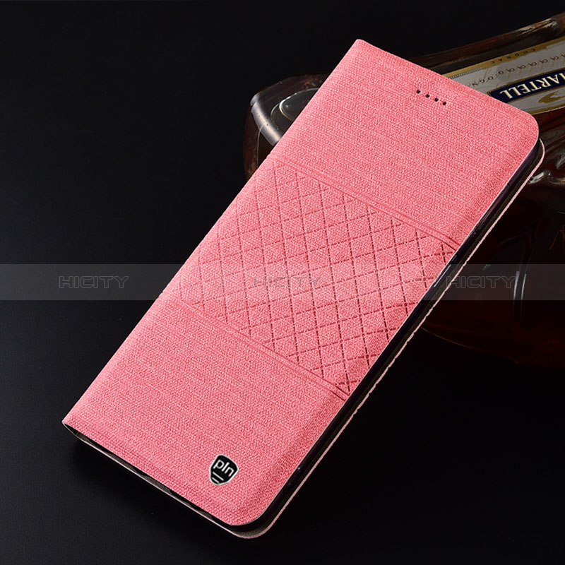 Handytasche Stand Schutzhülle Stoff H14P für Samsung Galaxy S20 groß
