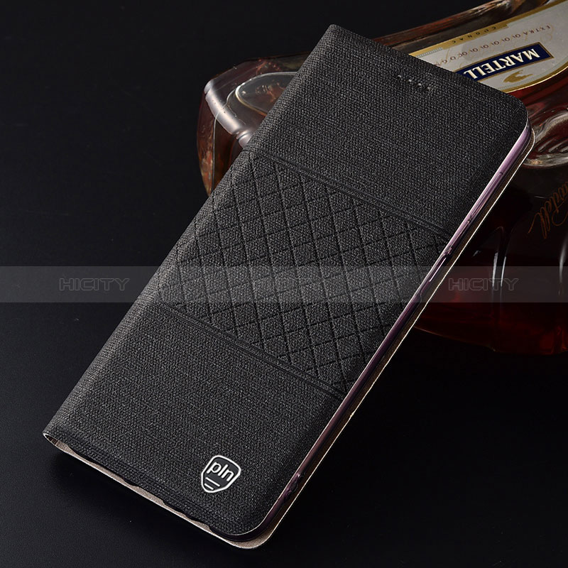 Handytasche Stand Schutzhülle Stoff H14P für Samsung Galaxy S25 5G groß