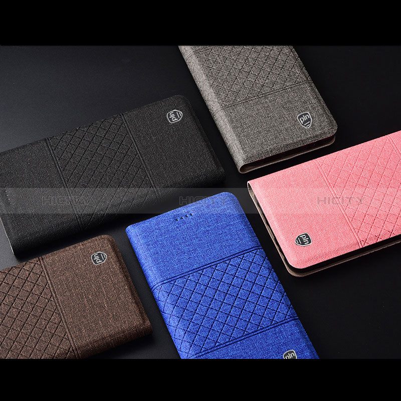 Handytasche Stand Schutzhülle Stoff H14P für Samsung Galaxy S25 5G groß