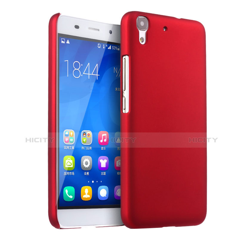 Hülle Kunststoff Schutzhülle Matt für Huawei Y6 Rot
