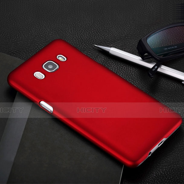 Hülle Kunststoff Schutzhülle Matt für Samsung Galaxy J5 Duos (2016) Rot