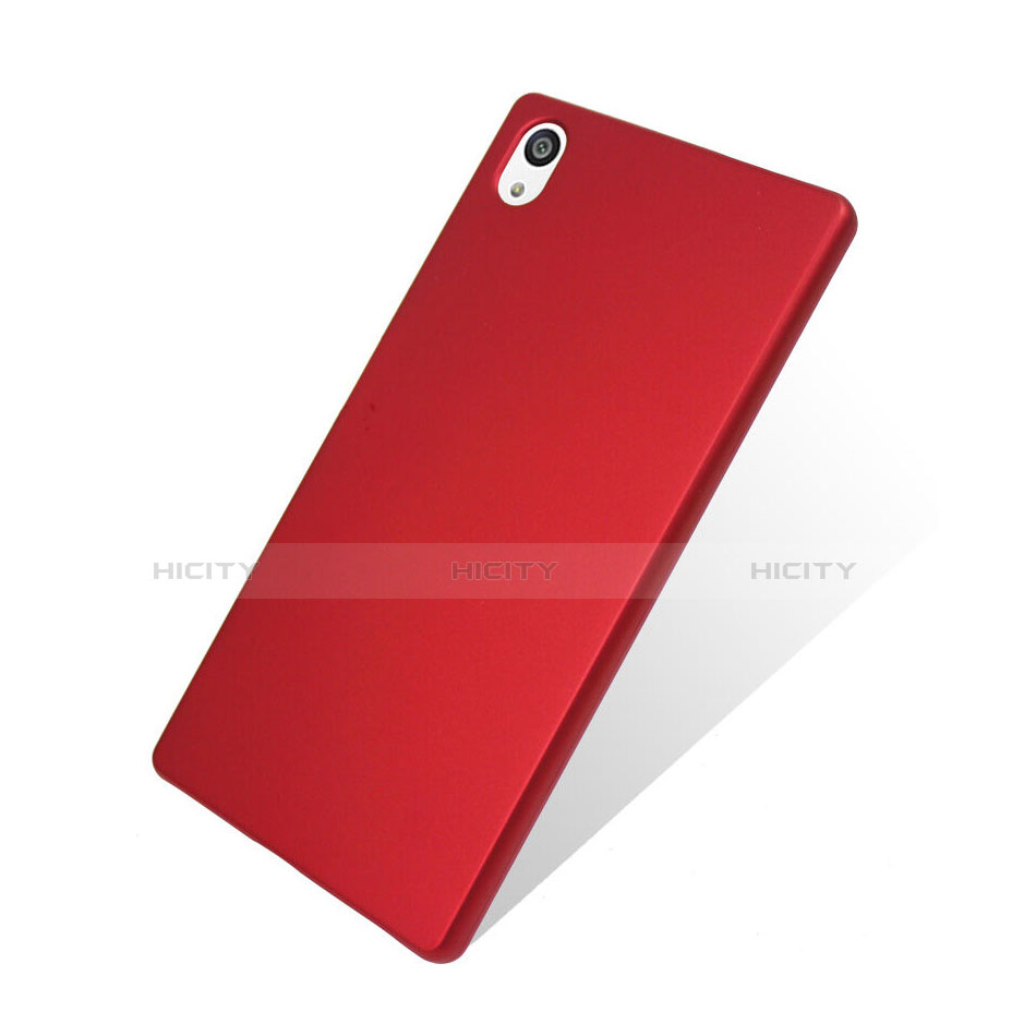 Hülle Kunststoff Schutzhülle Matt für Sony Xperia Z5 Rot Plus