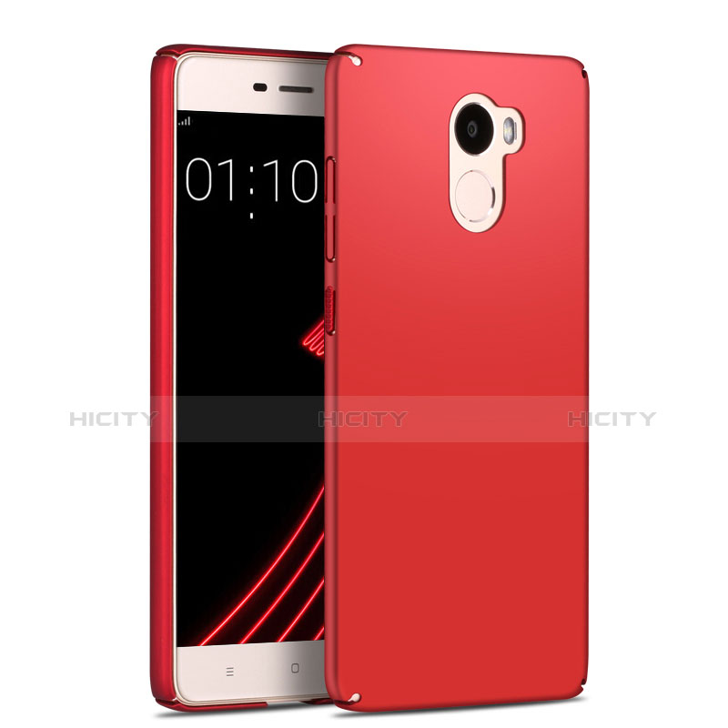 Hülle Kunststoff Schutzhülle Matt für Xiaomi Redmi 4 Standard Edition Rot Plus