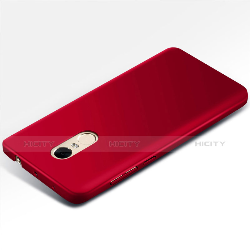 Hülle Kunststoff Schutzhülle Matt M01 für Xiaomi Redmi Note 4 Rot Plus