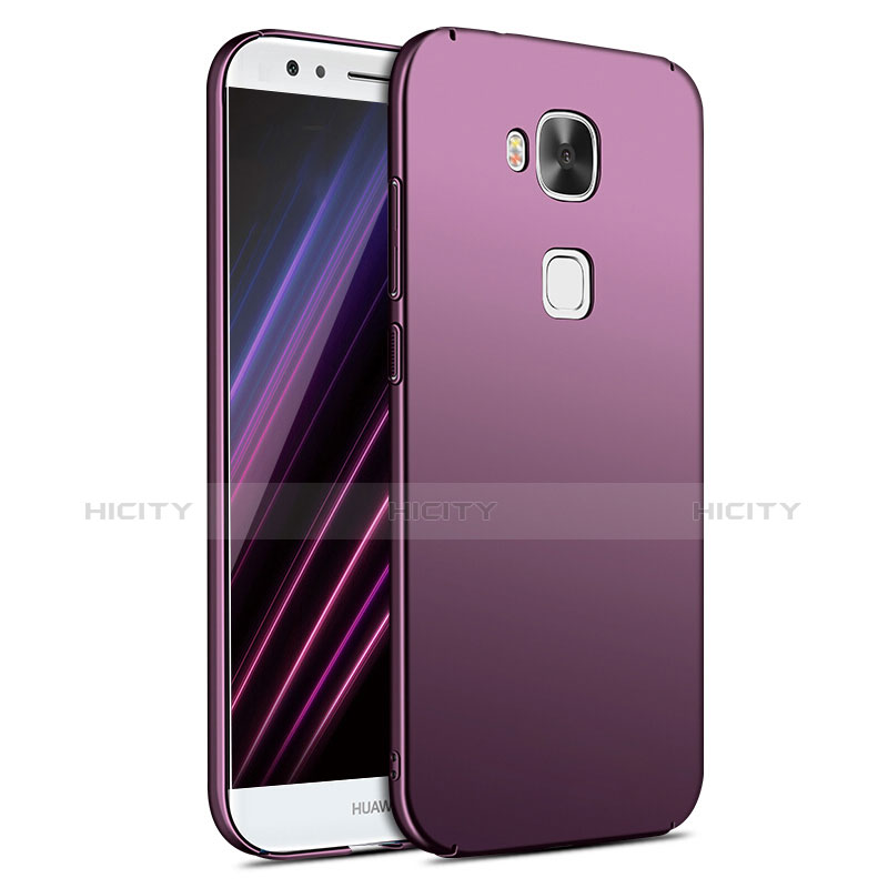 Hülle Kunststoff Schutzhülle Matt M02 für Huawei G8 Violett Plus
