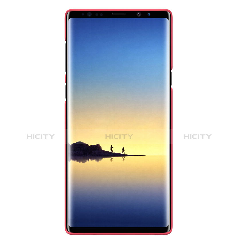 Hülle Kunststoff Schutzhülle Matt M04 für Samsung Galaxy Note 9 Rot groß