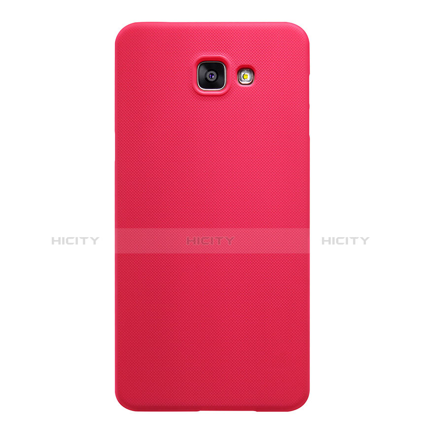 Hülle Kunststoff Schutzhülle Matt M06 für Samsung Galaxy A9 Pro (2016) SM-A9100 Rot groß