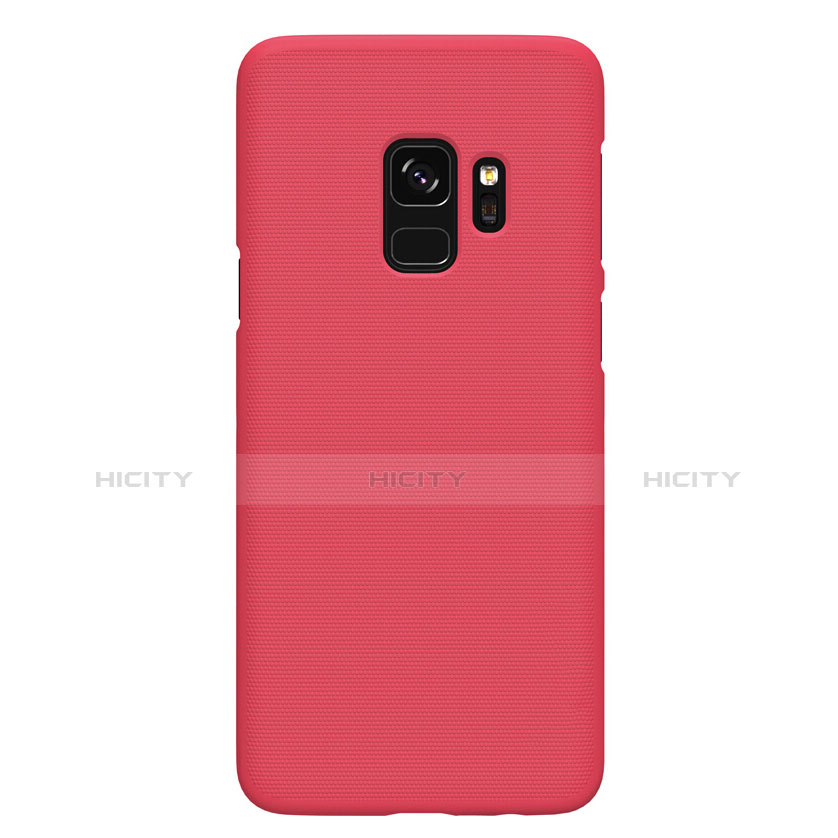 Hülle Kunststoff Schutzhülle Matt M09 für Samsung Galaxy S9 Rot groß