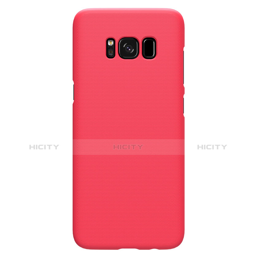 Hülle Kunststoff Schutzhülle Matt P01 für Samsung Galaxy S8 Plus Rot groß