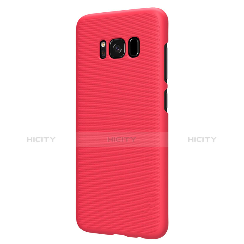 Hülle Kunststoff Schutzhülle Matt P01 für Samsung Galaxy S8 Rot groß