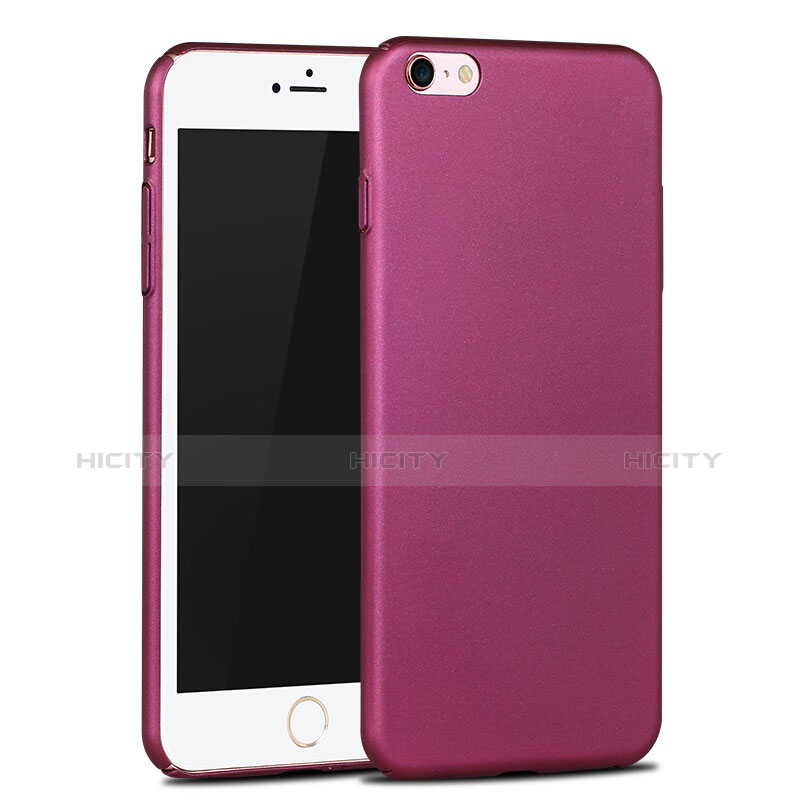 Hülle Kunststoff Schutzhülle Matt P06 für Apple iPhone 6S Plus Violett Plus