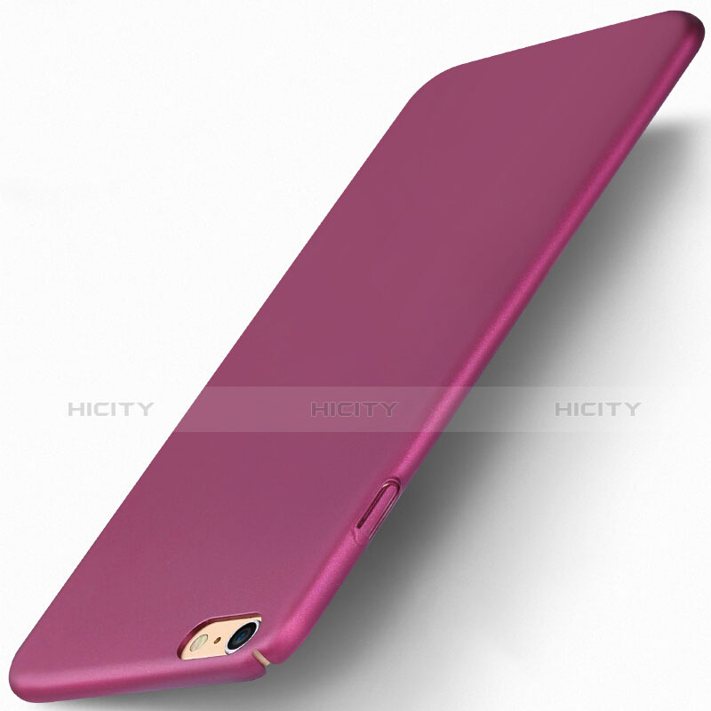 Hülle Kunststoff Schutzhülle Matt P06 für Apple iPhone 6S Plus Violett groß