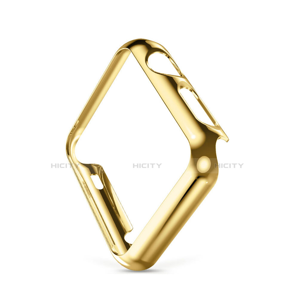 Hülle Luxus Aluminium Metall Rahmen für Apple iWatch 3 38mm Gold
