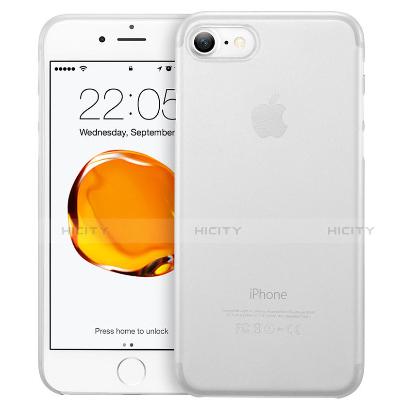 Hülle Ultra Dünn Schutzhülle Durchsichtig Transparent Matt für Apple iPhone SE (2020) Weiß