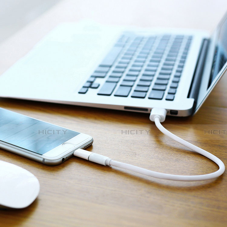 Kabel Android Micro USB auf Lightning USB H01 für Apple iPad Air Weiß groß