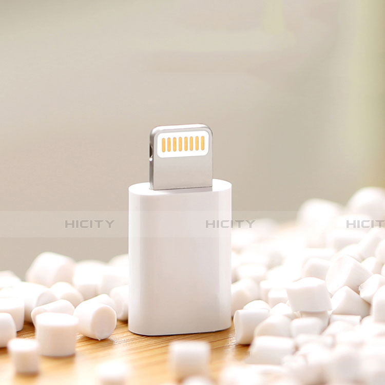 Kabel Android Micro USB auf Lightning USB H01 für Apple iPad Air Weiß groß