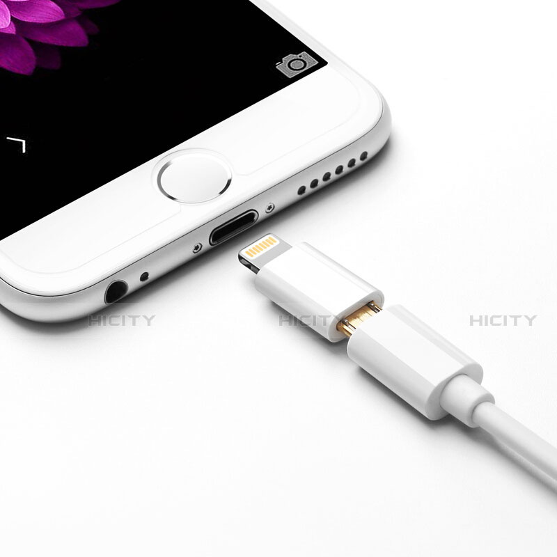 Kabel Android Micro USB auf Lightning USB H01 für Apple iPhone 12 Weiß