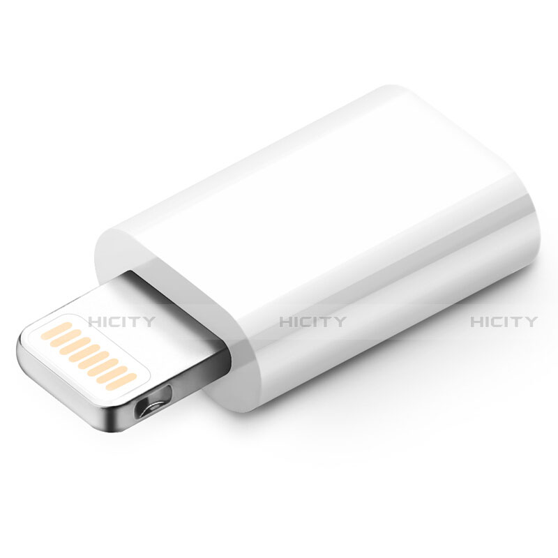 Kabel Android Micro USB auf Lightning USB H01 für Apple iPhone Xs Weiß groß