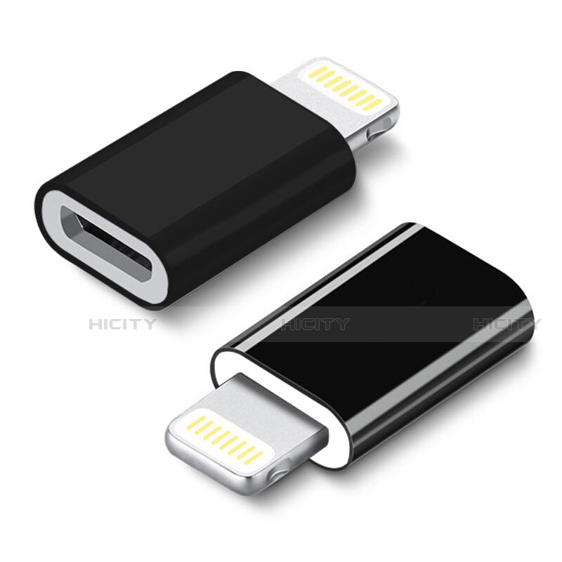 Kabel Android Micro USB auf Lightning USB H01 für Apple New iPad 9.7 (2018) Schwarz groß