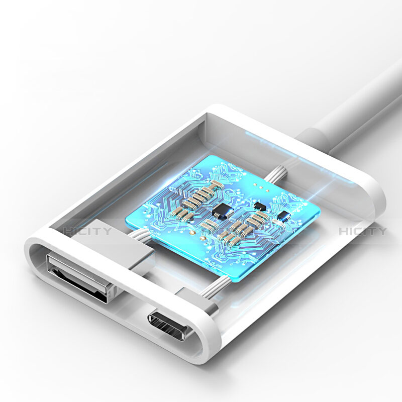 Kabel Lightning auf USB OTG H01 für Apple iPhone SE (2020) Weiß