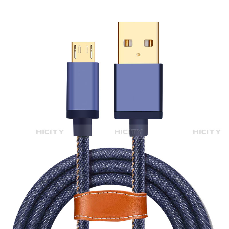 Kabel Micro USB Android Universal A11 Blau Plus