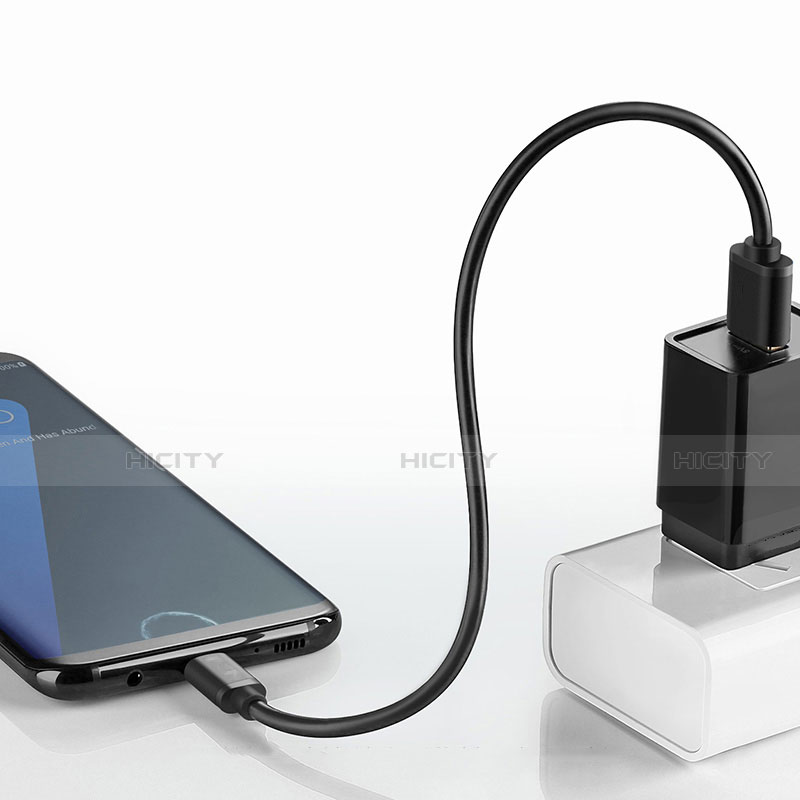 Kabel Type-C Android Universal T08 für Apple iPad Pro 11 (2021) Schwarz groß