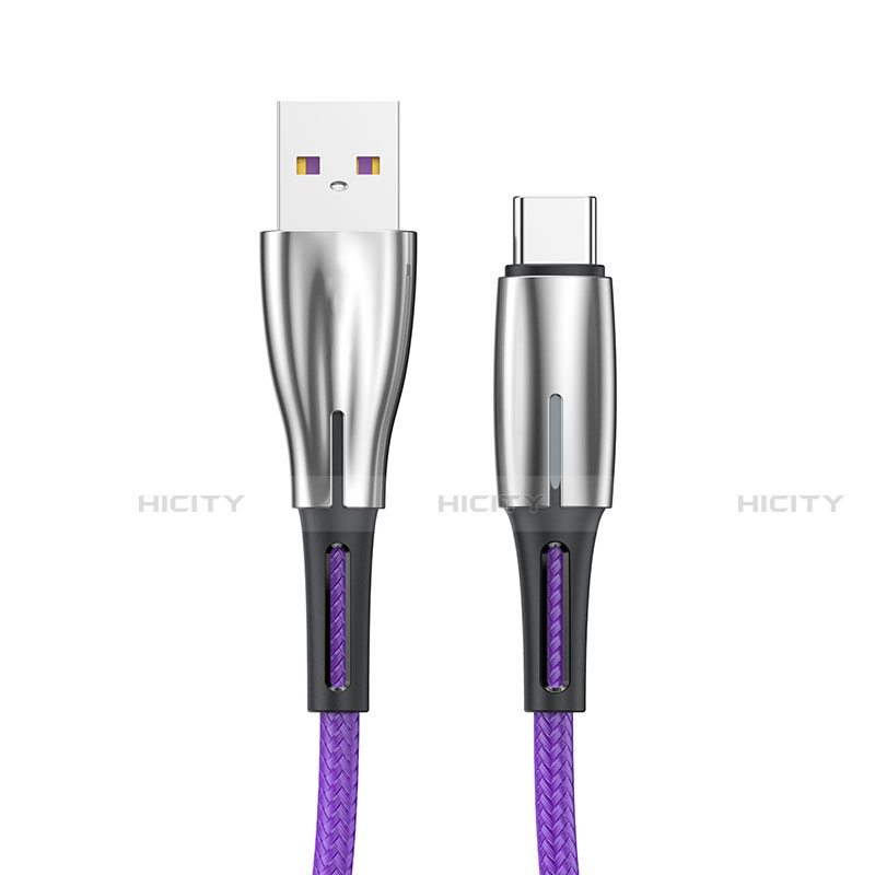 Kabel Type-C Android Universal T12 Violett Plus