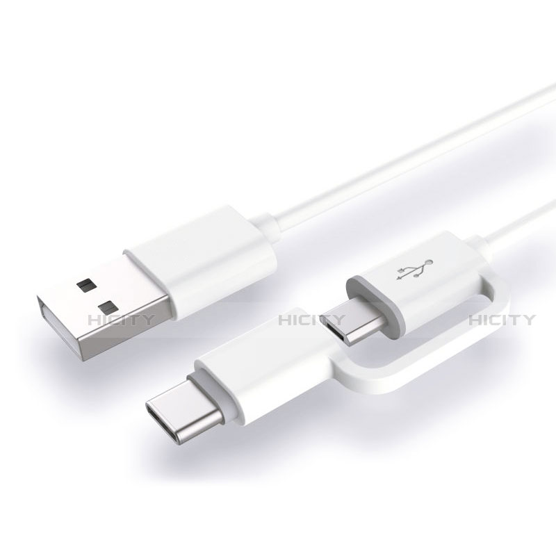 Kabel Type-C und Mrico USB Android Universal T04 Weiß