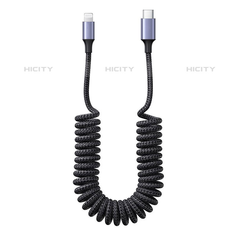 Kabel Type-C USB-C auf Lightning USB H02 für Apple iPad Pro 11 (2021) Dunkelgrau