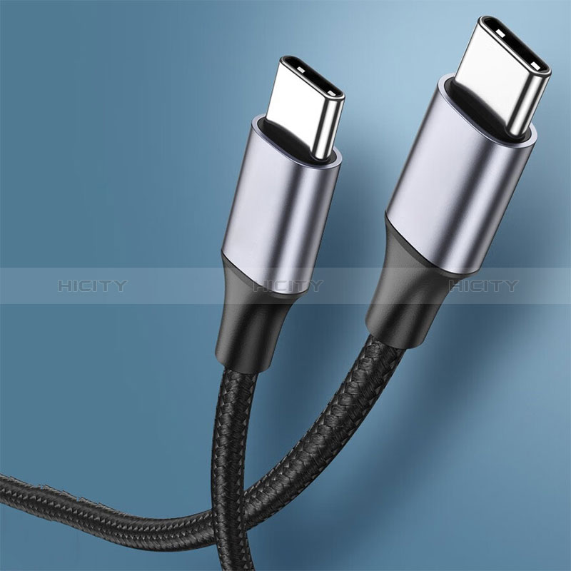 Kabel Type-C USB-C auf Type-C USB-C 60W für Apple iPad Pro 12.9 (2021) Dunkelgrau