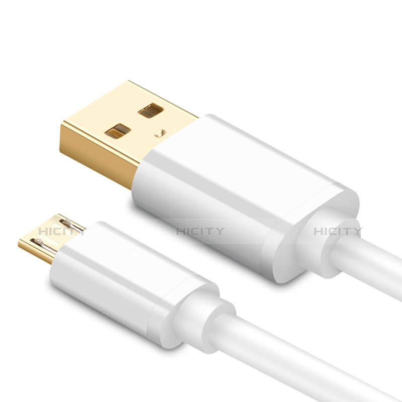 Kabel USB 2.0 Android Universal A01 Weiß groß
