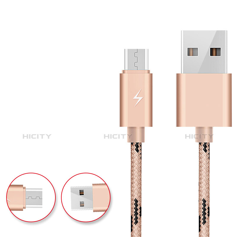 Kabel USB 2.0 Android Universal A03 Gold groß