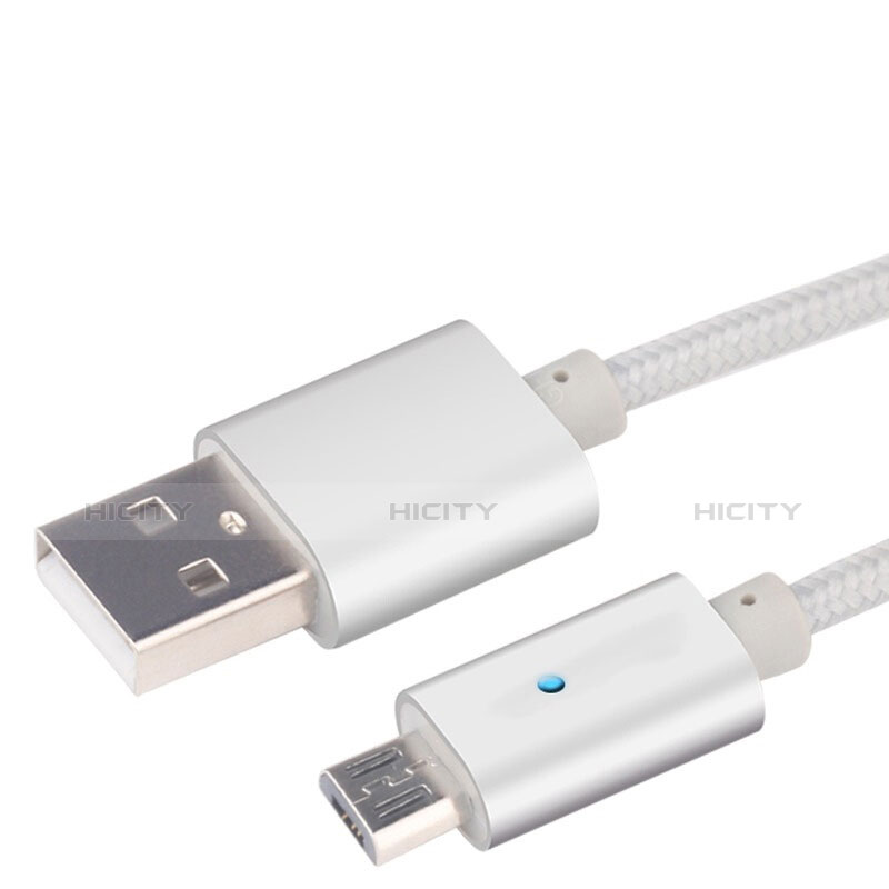 Kabel USB 2.0 Android Universal A08 Silber groß