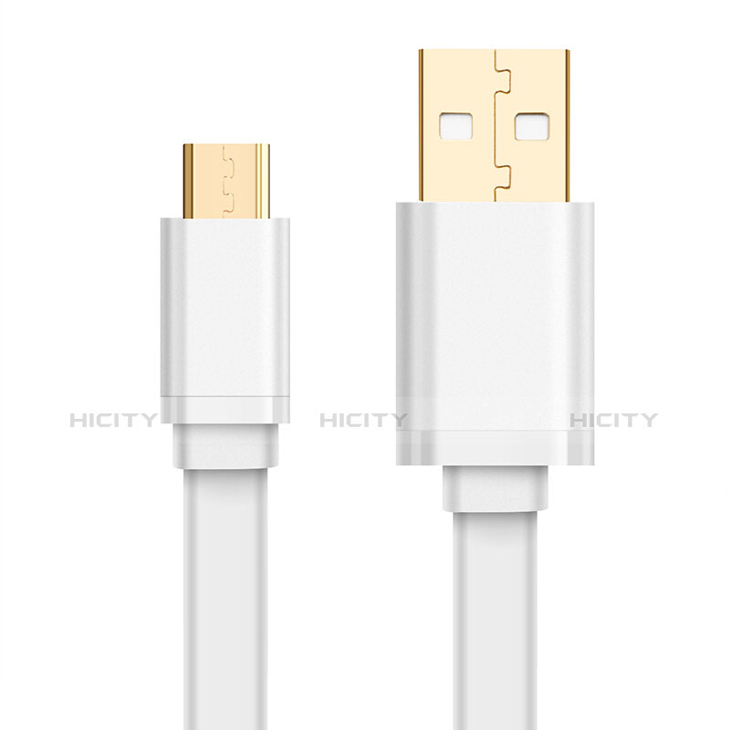 Kabel USB 2.0 Android Universal A09 Weiß groß