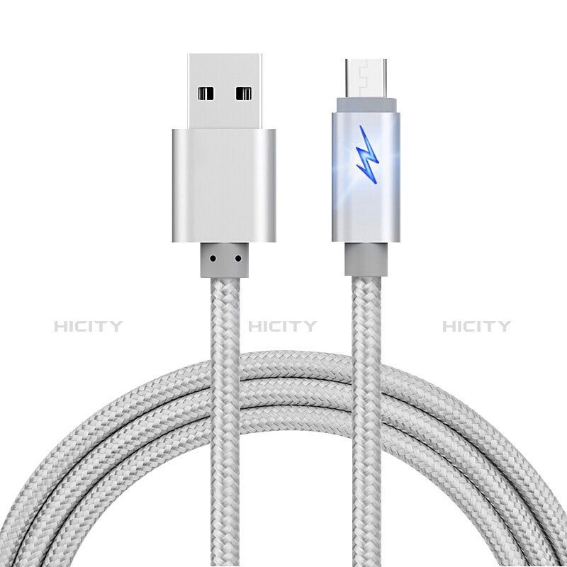 Kabel USB 2.0 Android Universal A10 Silber Plus