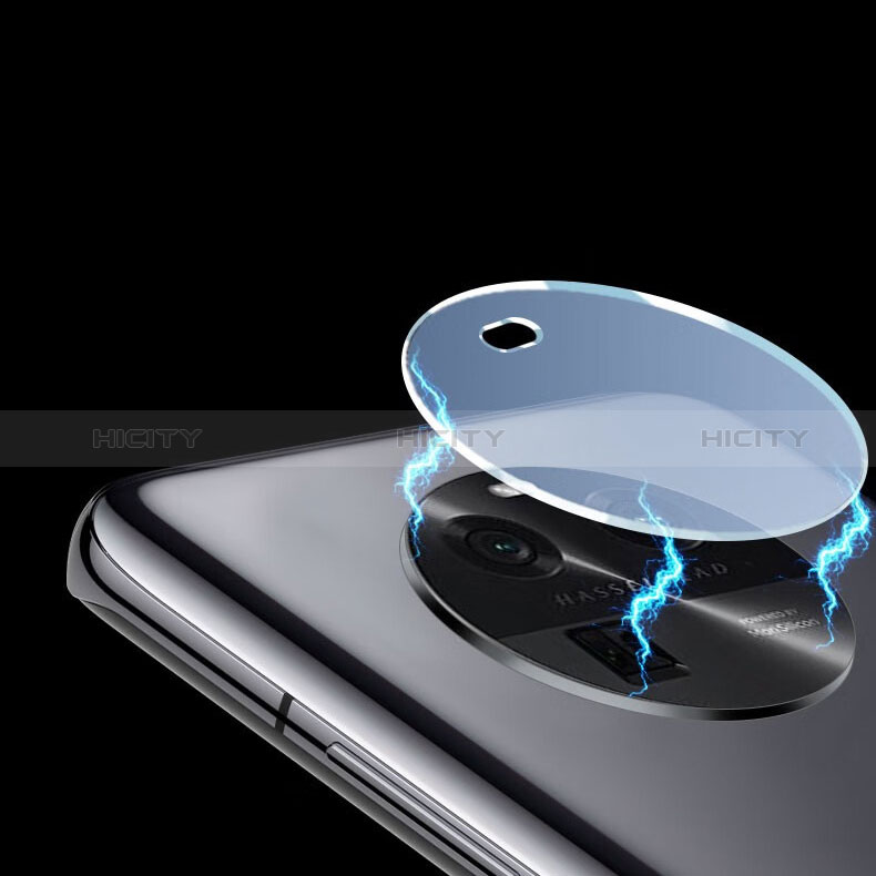 Kameraschutz Gehärtetes Glas Glasfolie Skins zum Aufkleben C02 Panzerglas für Oppo Find X6 5G Schwarz