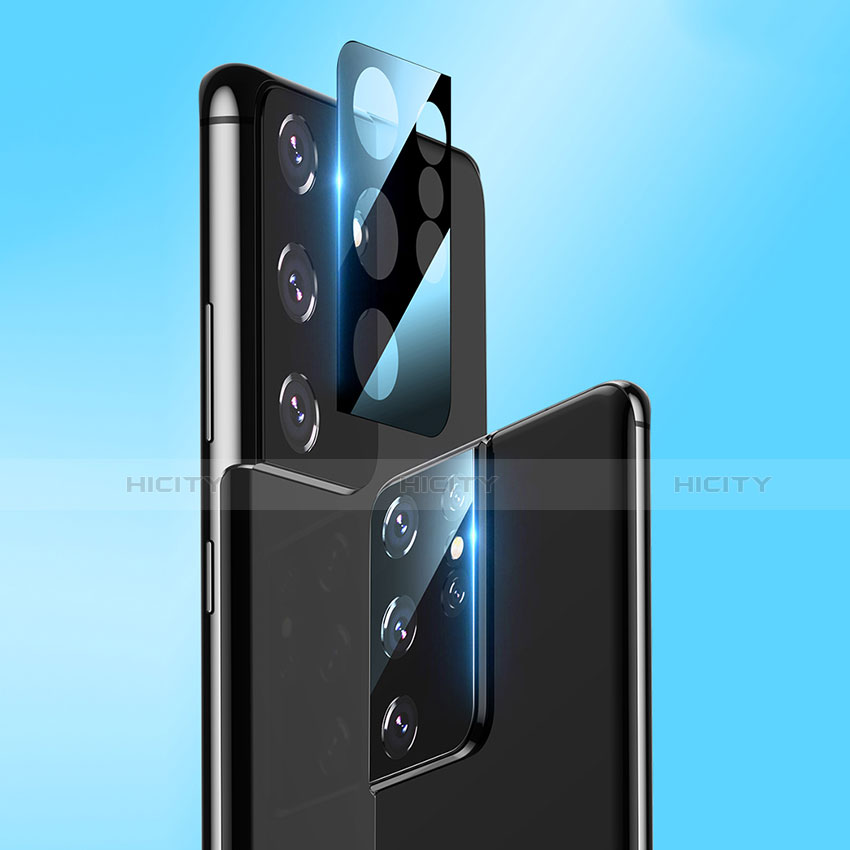 Kameraschutz Gehärtetes Glas Glasfolie Skins zum Aufkleben C03 Panzerglas für Samsung Galaxy S21 Ultra 5G Klar Plus