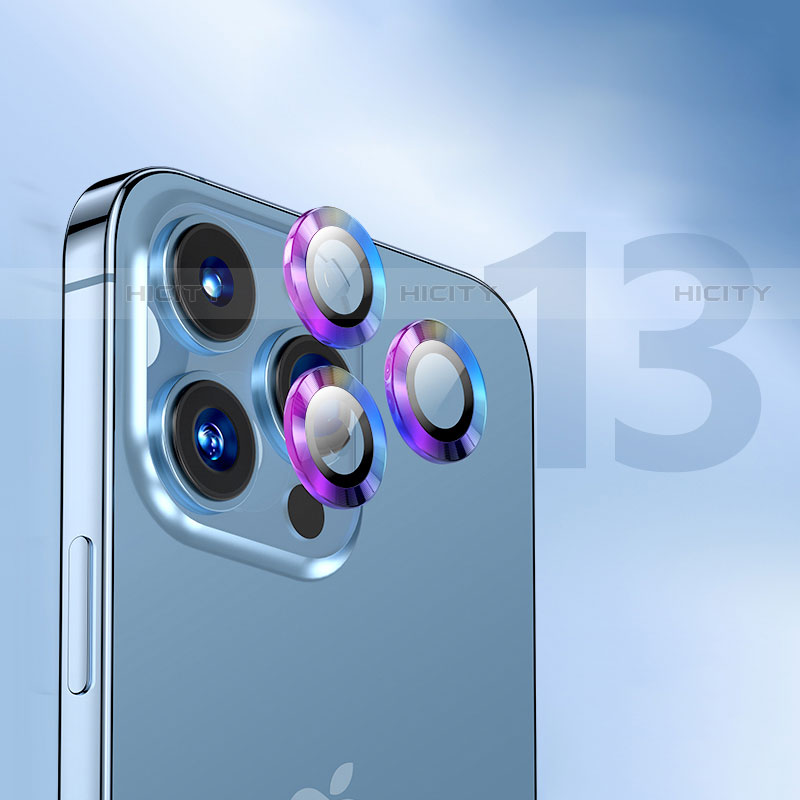 Kameraschutz Gehärtetes Glas Glasfolie Skins zum Aufkleben C08 Panzerglas für Apple iPhone 13 Pro