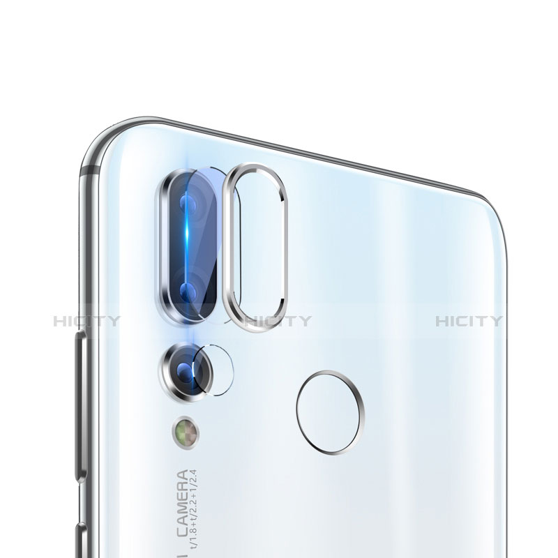 Kameraschutz Gehärtetes Glas Glasfolie Skins zum Aufkleben Panzerglas für Huawei Nova 4 Silber