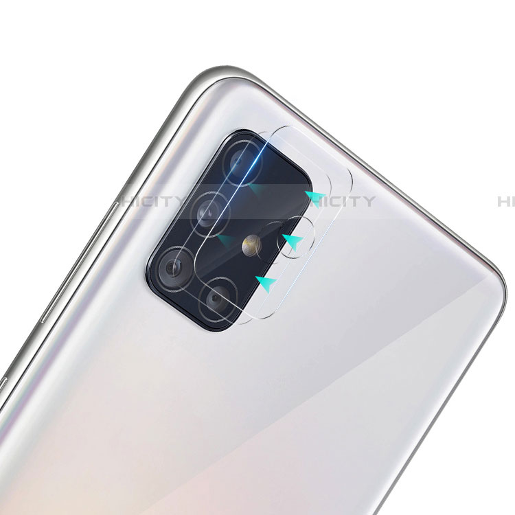 Kameraschutz Gehärtetes Glas Glasfolie Skins zum Aufkleben Panzerglas für Samsung Galaxy A51 5G Klar groß