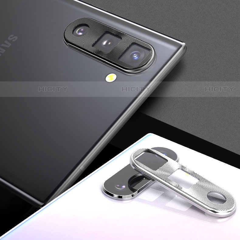 Kameraschutz Gehärtetes Glas Glasfolie Skins zum Aufkleben Panzerglas für Samsung Galaxy Note 10 5G Schwarz