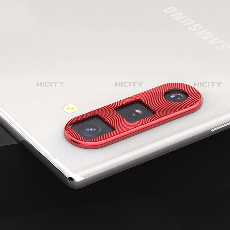 Kameraschutz Gehärtetes Glas Glasfolie Skins zum Aufkleben Panzerglas für Samsung Galaxy Note 10 Rot