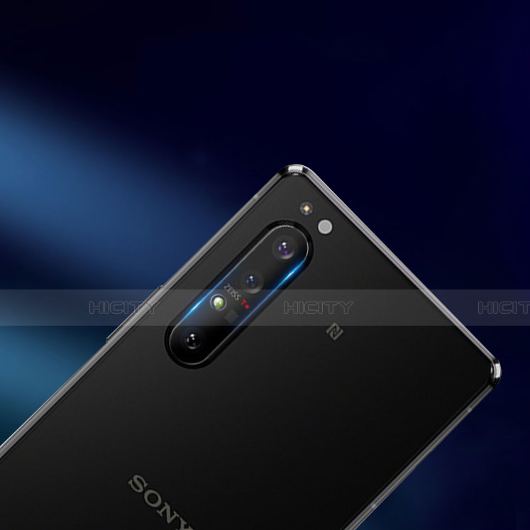 Kameraschutz Gehärtetes Glas Glasfolie Skins zum Aufkleben Panzerglas für Sony Xperia 1 II Klar groß