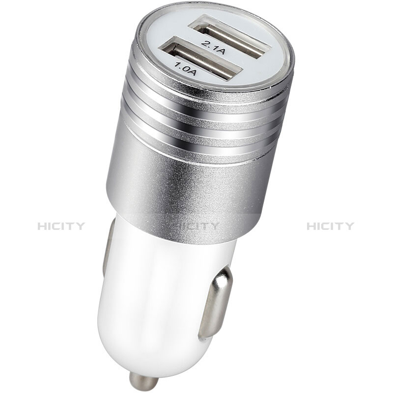 Kfz-Ladegerät Adapter 3.1A Dual USB Zweifach Stecker Fast Charge Universal U04 Weiß